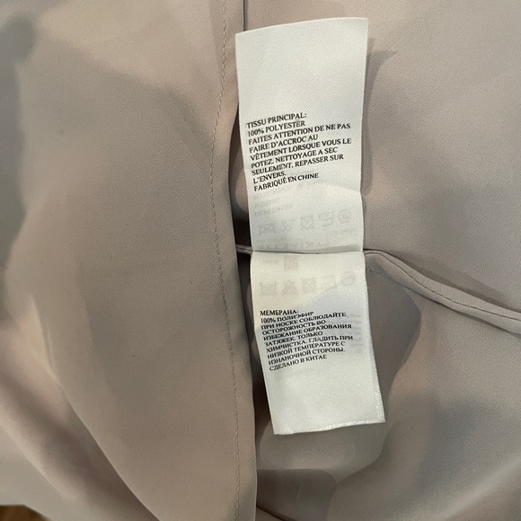 ALL Saints Deni Gray Polyester Side Zip Knee Length Dress Size 0 - Picture 6 of 7